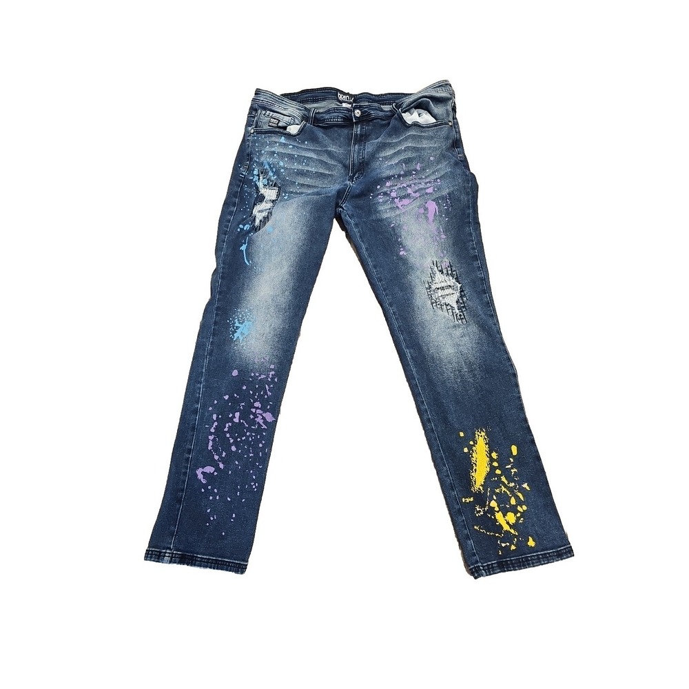 Men's Born Fly Thrashed Scholar Denim Jeans - 46